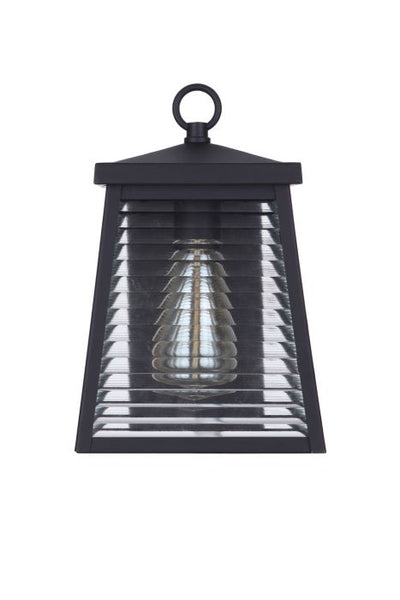 Armstrong 1 Light Small Outdoor Wall Lantern in Midnight Exterior Craftmade