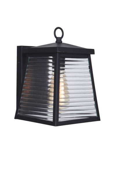 Armstrong 1 Light Small Outdoor Wall Lantern in Midnight Exterior Craftmade