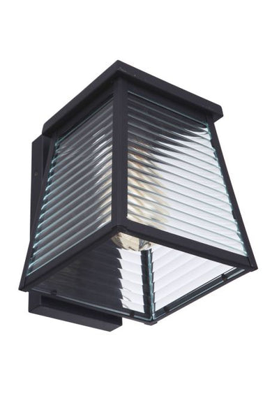 Armstrong 1 Light Small Outdoor Wall Lantern in Midnight Exterior Craftmade