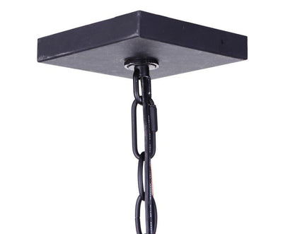 Armstrong 3 Light Outdoor Pendant in Midnight Exterior Craftmade