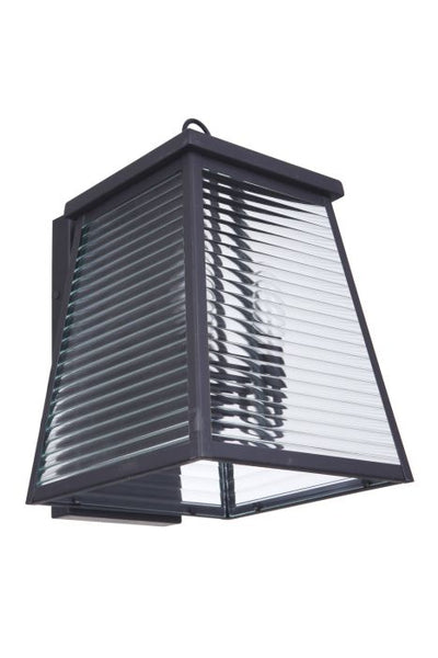 Armstrong 3 Light Medium Outdoor Wall Lantern in Midnight Exterior Craftmade