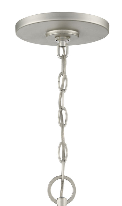 Encompass 1 Light Outdoor Pendant in Satin Aluminum Exterior Craftmade