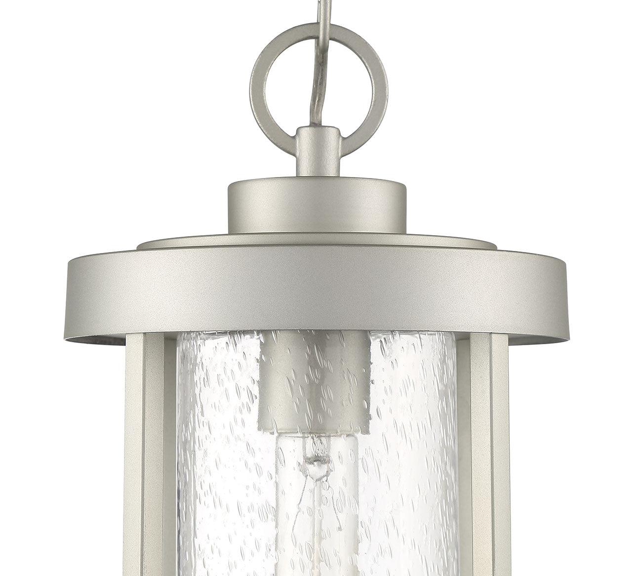 Encompass 1 Light Outdoor Pendant in Satin Aluminum Exterior Craftmade