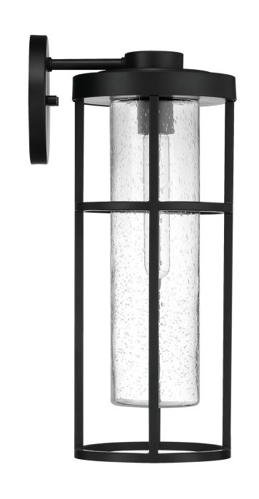 Encompass 1 Light Medium Outdoor Wall Lantern in Midnight Exterior Craftmade