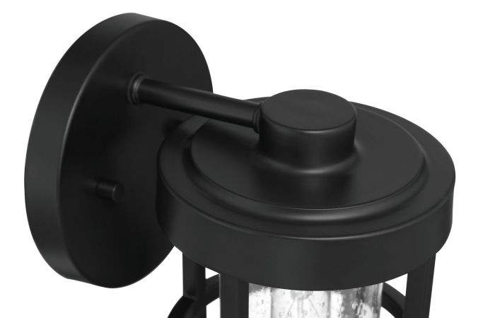 Encompass 1 Light Medium Outdoor Wall Lantern in Midnight Exterior Craftmade