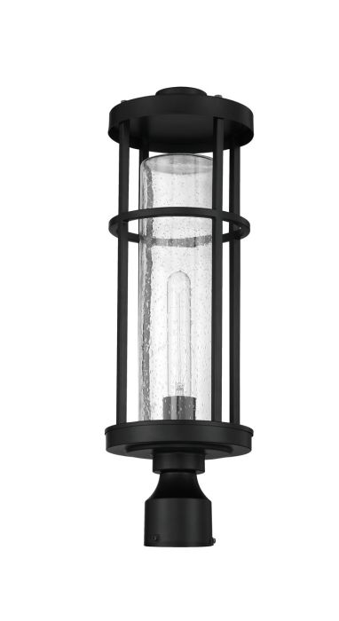 Encompass 1 Light Outdoor Post Mount in Midnight