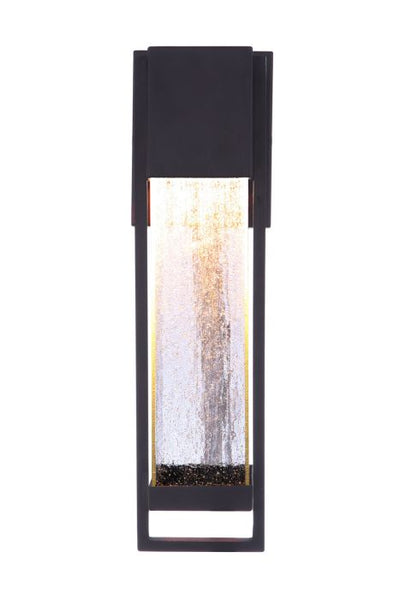 Bryce 1 Light Medium Outdoor LED Wall Lantern in Midnight Exterior Craftmade