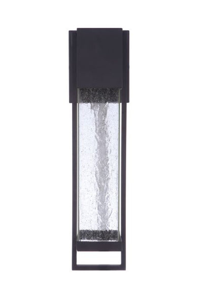 Bryce 1 Light Large Outdoor LED Wall Lantern in Midnight Exterior Craftmade