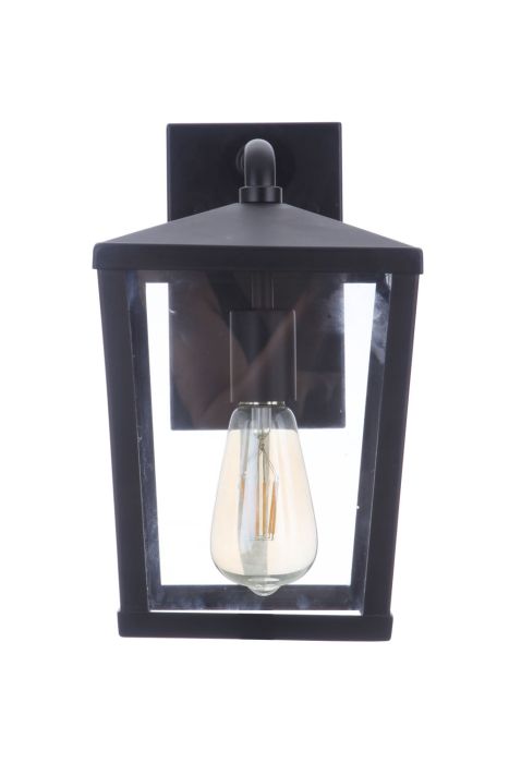 Olsen 1 Light Small Outdoor Wall Lantern in Midnight Exterior Craftmade