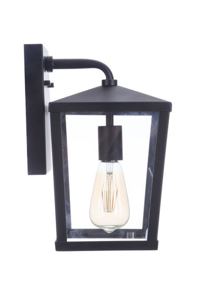 Olsen 1 Light Small Outdoor Wall Lantern in Midnight Exterior Craftmade