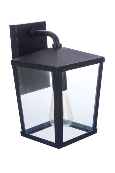 Olsen 1 Light Small Outdoor Wall Lantern in Midnight Exterior Craftmade