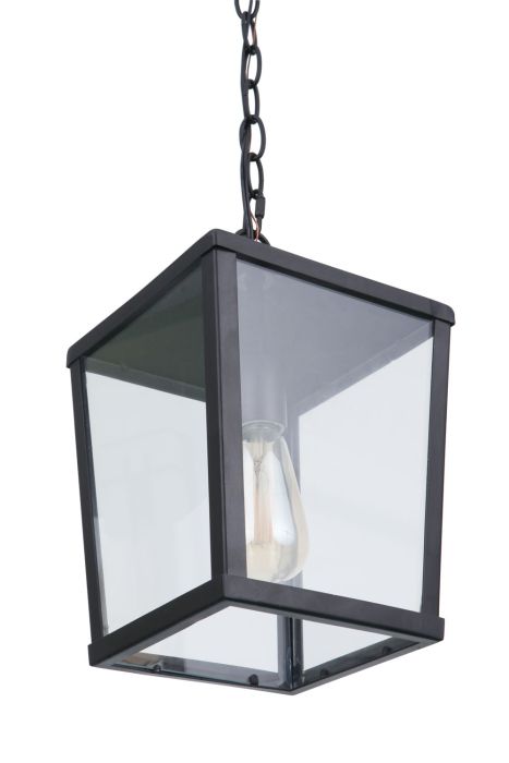 Olsen 1 Light Medium Outdoor Pendant in Midnight Exterior Craftmade