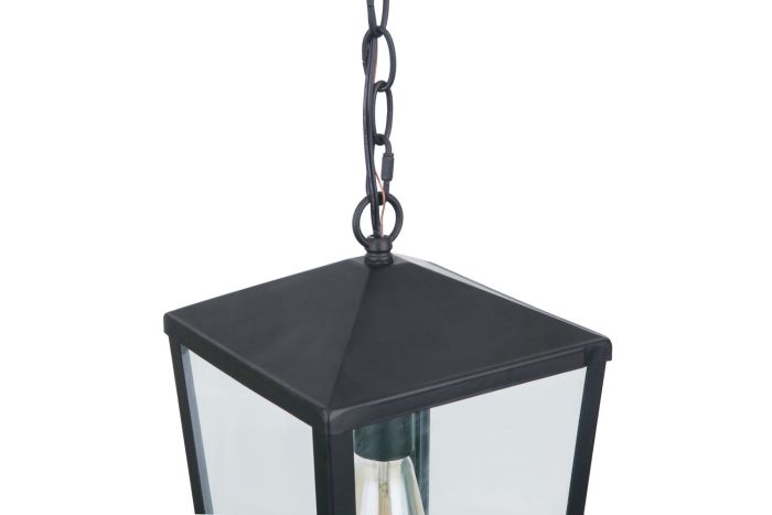 Olsen 1 Light Medium Outdoor Pendant in Midnight Exterior Craftmade