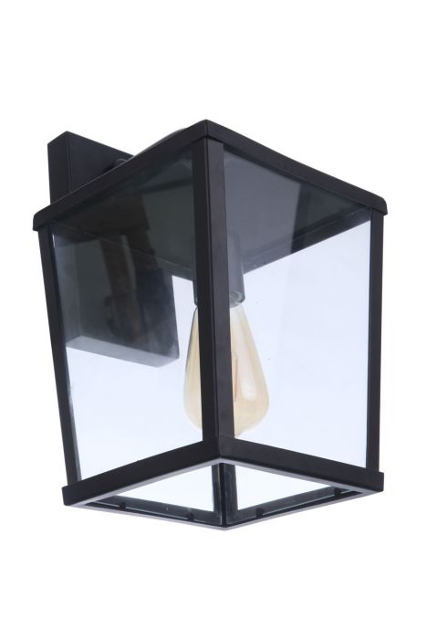 Olsen 1 Light Medium Outdoor Wall Lantern in Midnight Exterior Craftmade