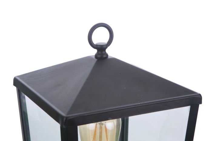 Olsen 1 Light Medium Outdoor Post Lantern in Midnight Post Craftmade