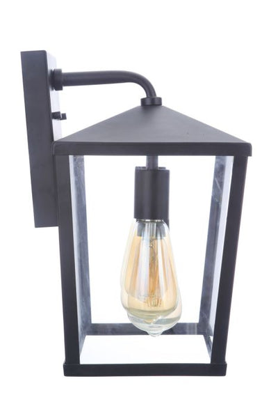 Olsen 3 Light Medium Outdoor Wall Lantern in Midnight Exterior Craftmade