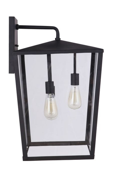 Olsen 3 Light Extra Large Outdoor Wall Lantern in Midnight Exterior Craftmade