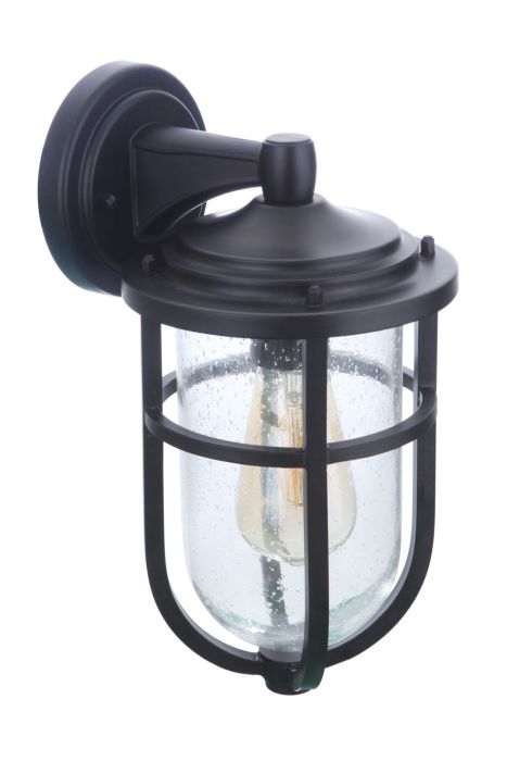 Voyage 1 Light Small Outdoor Wall Lantern in Midnight Exterior Craftmade