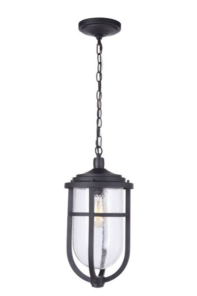 Voyage 1 Light Outdoor Pendant in Midnight Exterior Craftmade