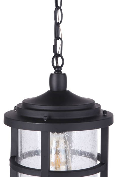 Voyage 1 Light Outdoor Pendant in Midnight Exterior Craftmade