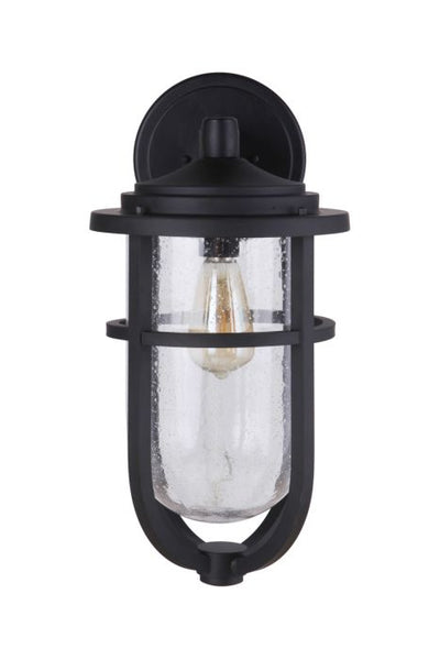 Voyage 1 Light Large Outdoor Wall Lantern in Midnight Exterior Craftmade