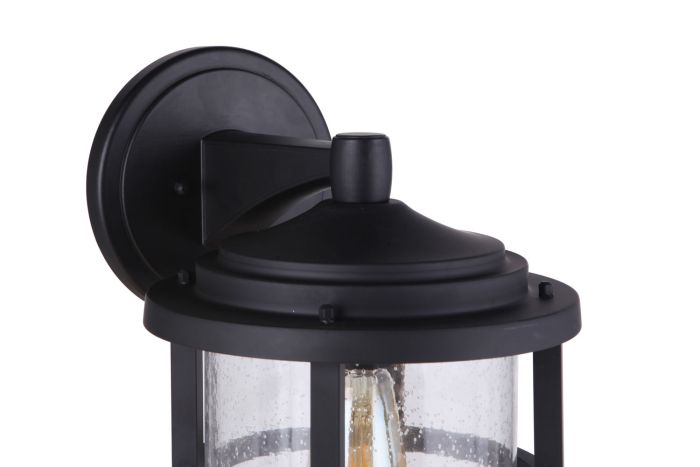 Voyage 1 Light Large Outdoor Wall Lantern in Midnight Exterior Craftmade