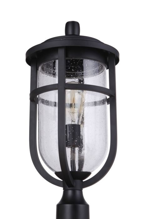 Voyage 1 Light Outdoor Post Lantern in Midnight