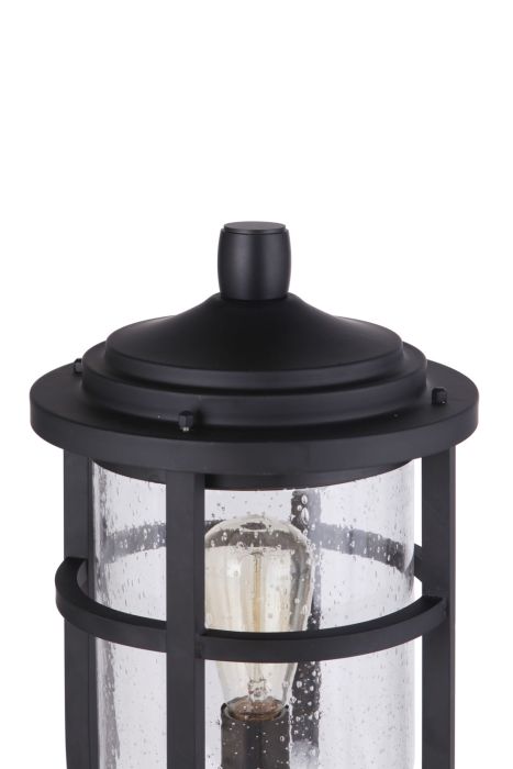 Voyage 1 Light Outdoor Post Lantern in Midnight