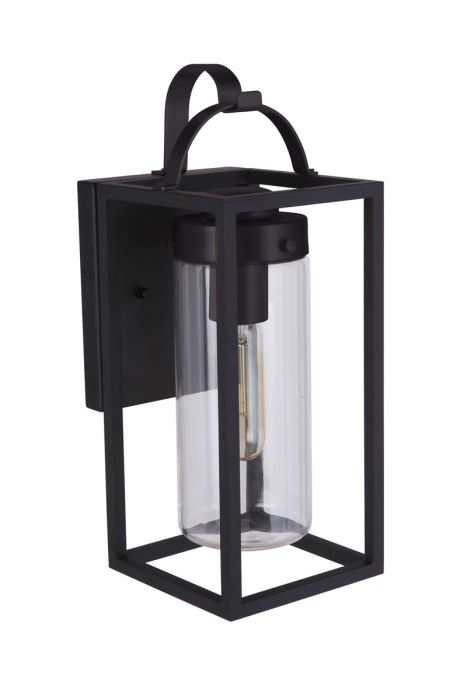 Neo 1 Light Small Outdoor Wall Lantern in Midnight Exterior Craftmade