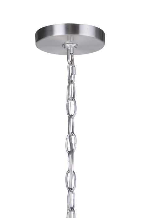 Neo 1 Light Outdoor Pendant in Satin Aluminum Exterior Craftmade