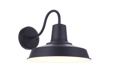 Briscoe 1 Light 15" Outdoor Wall Lantern in Midnight Exterior Craftmade