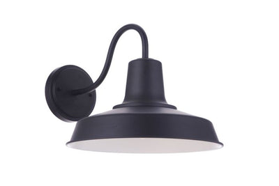Briscoe 1 Light 15" Outdoor Wall Lantern in Midnight Exterior Craftmade