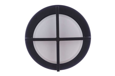 Outdoor Small Round Bulkhead in Textured Black Exterior Craftmade