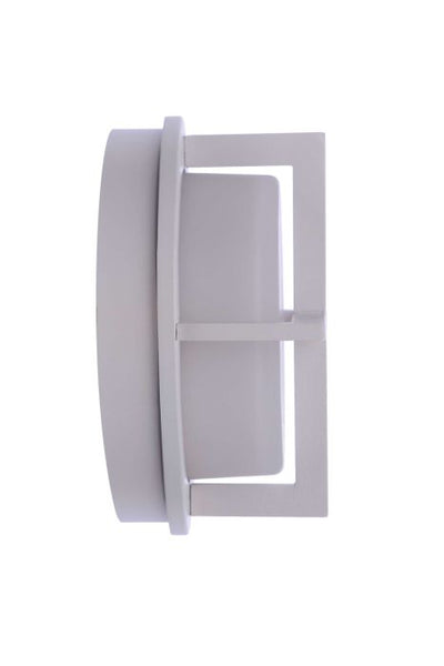 Outdoor Small Round Bulkhead in Textured White Exterior Craftmade