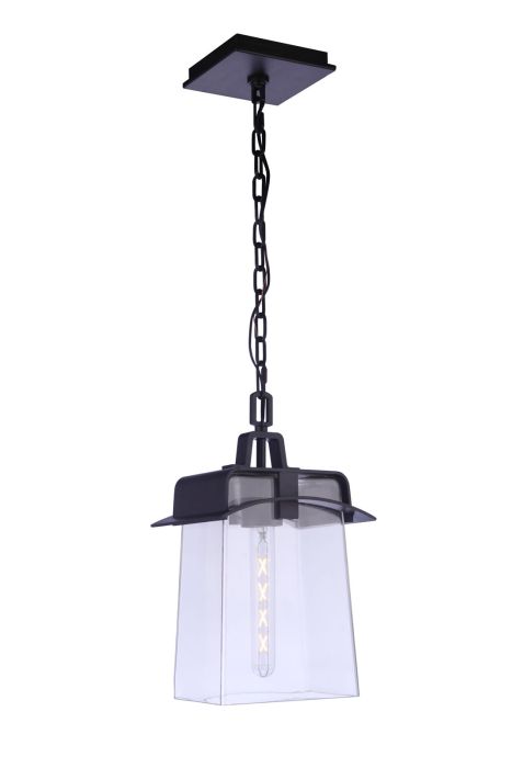 Smithy 1 Light Outdoor Pendant in Age Bronze Brushed Exterior Craftmade