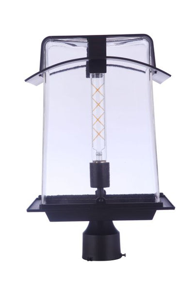 Smithy 1 Light Outdoor Post in Aged Bronze Brushed Exterior Craftmade
