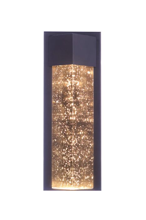 Tony Small Outdoor LED Pocket Sconce in Midnight Exterior Craftmade