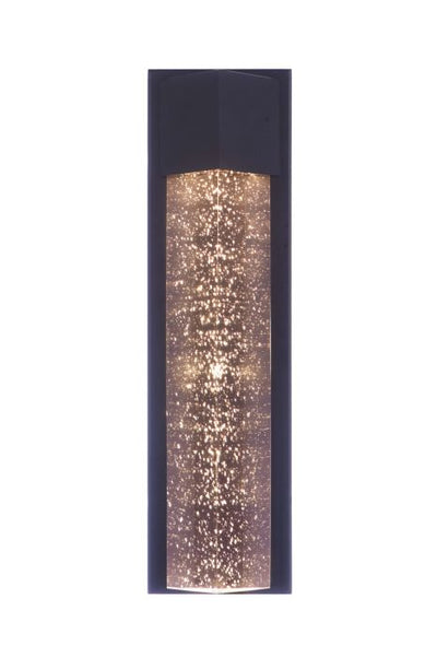 Tony Medium Outdoor LED Pocket Sconce in Midnight Exterior Craftmade