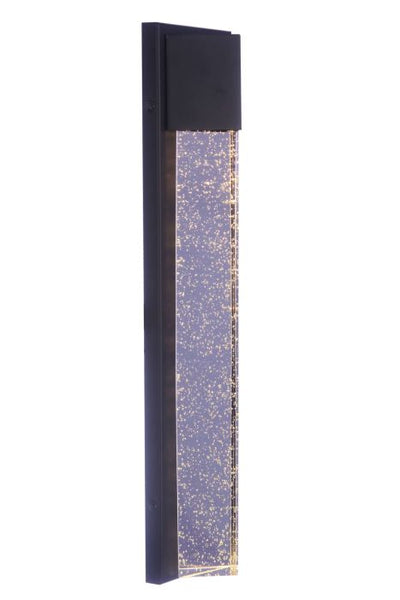 Tony Large Outdoor LED Pocket Sconce in Midnight Exterior Craftmade