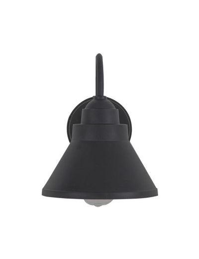 Resilience 1 Light Outdoor Lantern with Motion Sensor in Textured Black Exterior Craftmade