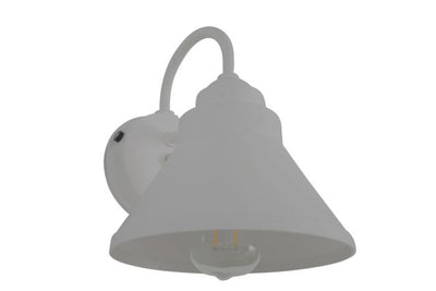 Resilience 1 Light Outdoor Lantern with Motion Sensor in Textured White Exterior Craftmade