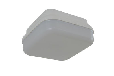 Resilience 2 Light Outdoor Flushmount in Textured White Exterior Craftmade