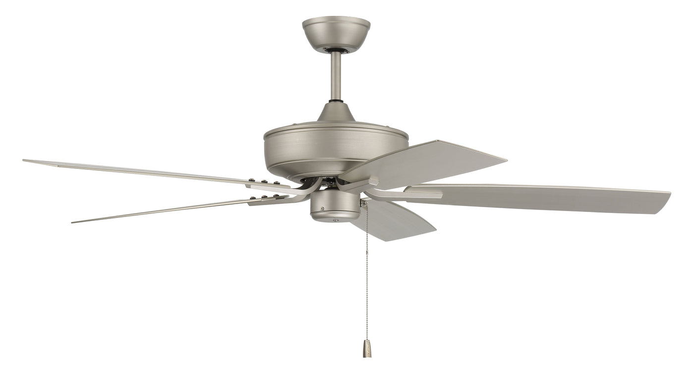 52" Outdoor Pro Plus 52 in Painted Nickel w/ Painted Nickel Blades Ceiling Fan CRAFTMADE