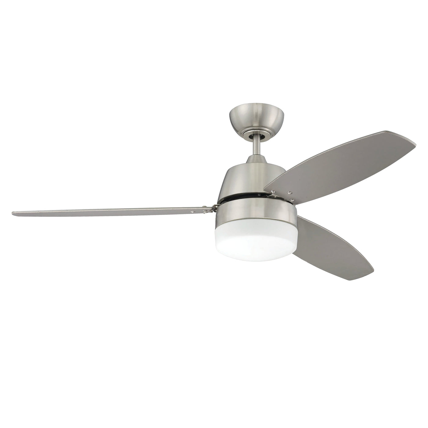 52" Beltre in Brushed Polished Nickel w/ Brushed Nickel/Maple Blades Ceiling Fan CRAFTMADE