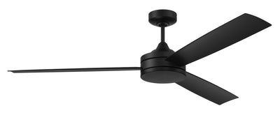 62" Inspo Indoor/Outdoor (Wet) in Flat Black w/ Flat Black Blades Ceiling Fan CRAFTMADE