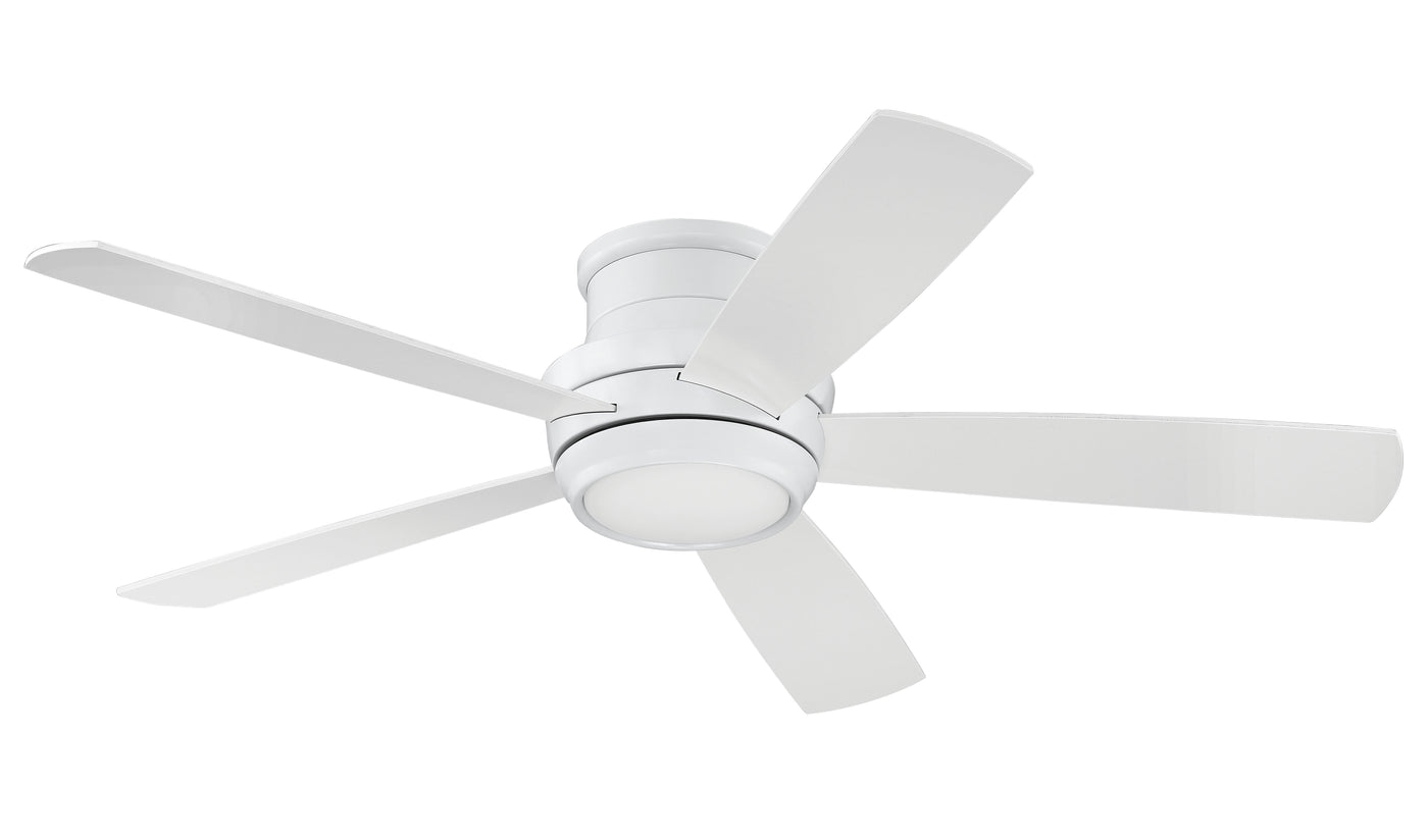 52" Tempo Hugger in White w/ White Blades Ceiling Fan CRAFTMADE