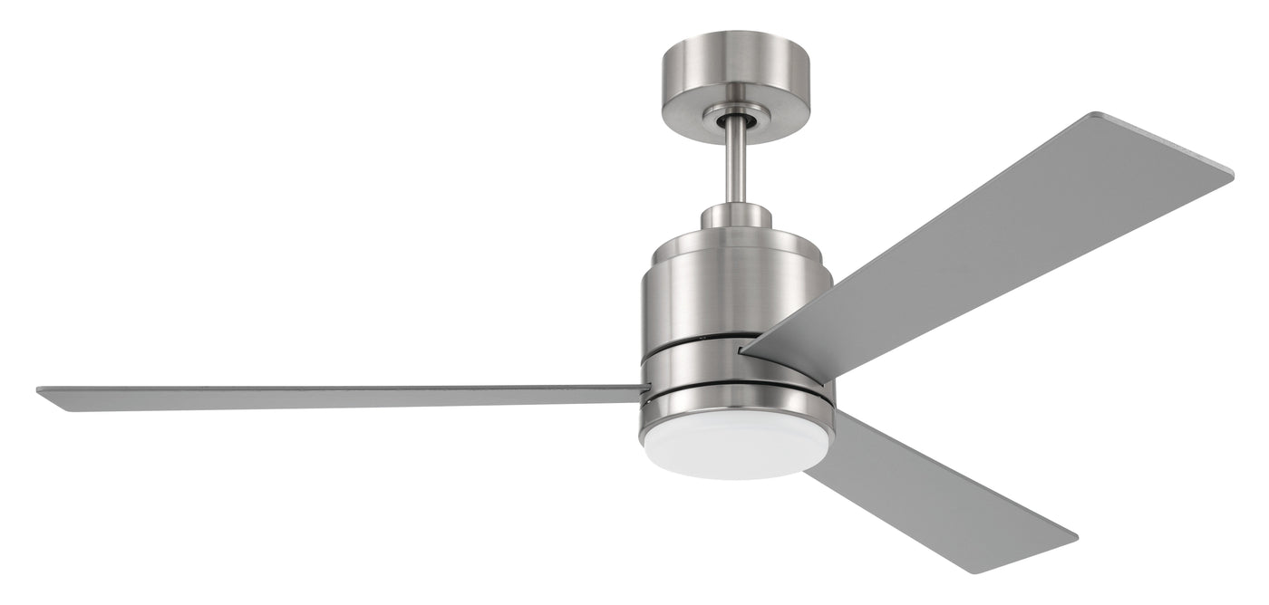 52" McCoy in Brushed Polished Nickel w/ Brushed Nickel Blades Ceiling Fan CRAFTMADE