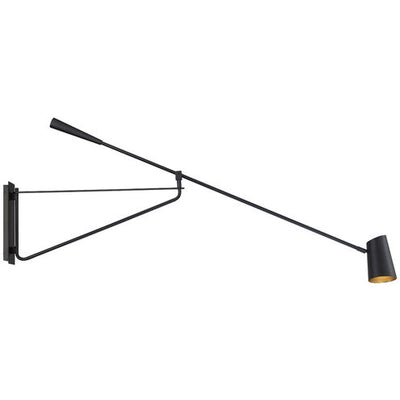 Stylus 4 inch 12.00 watt Black Headboard Light Wall Light Wall Sconce Modern Forms