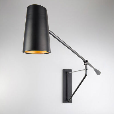 Stylus 4 inch 12.00 watt Black Headboard Light Wall Light Wall Sconce Modern Forms