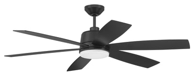 54" Hogan Fan in Flat Black Finish, Blades Included Ceiling Fan CRAFTMADE